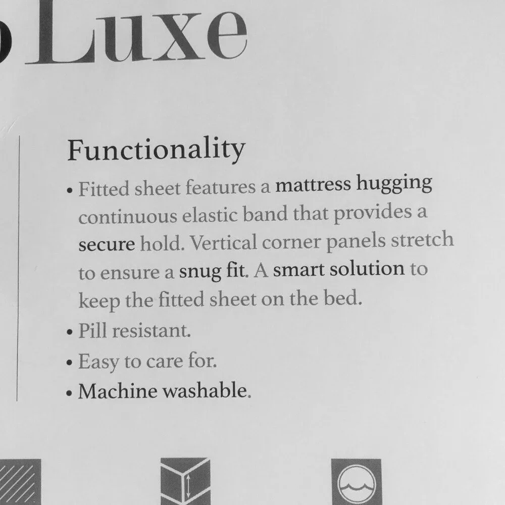 new Charter Club Sleep Luxe 800 TC 100% Cotton FULL Sheet Set - Pebble Pattern